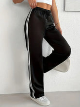Double Striped Straight Leg Pants