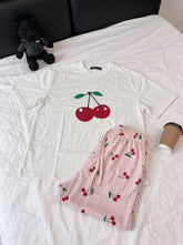 Cherry Print Loungewear Set