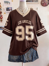 Brown "Los Angeles 95" Varsity Tee