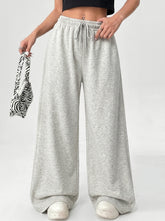 Wide leg loose fit Trouser - Grey