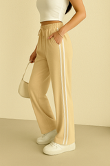 Double Striped Straight Leg Pants