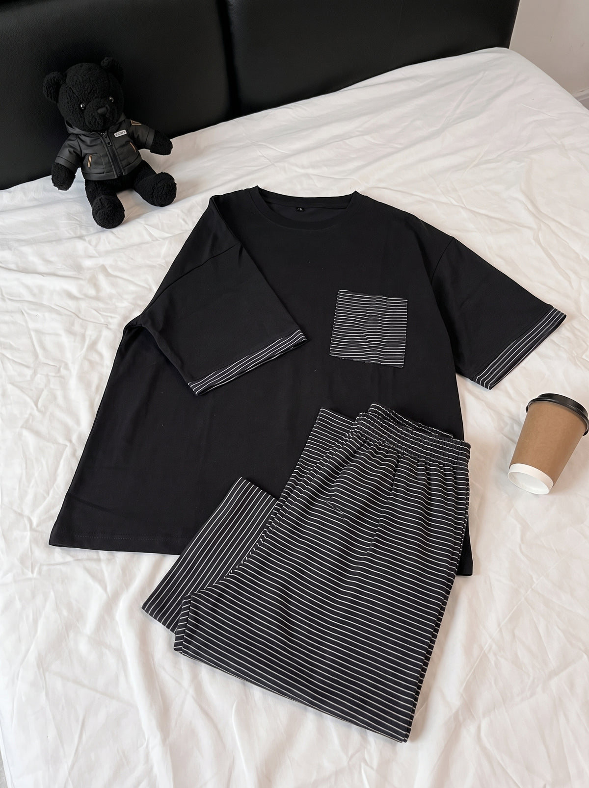 Contrast Pocket Set – Black