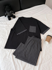 Contrast Pocket Set – Black