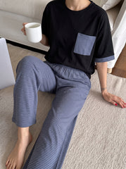 Contrast Pocket Set – Blue