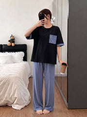 Contrast Pocket Set – Blue