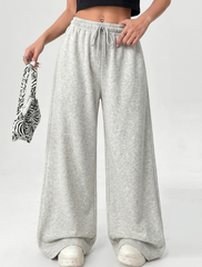 Wide leg loose fit Trouser - Grey
