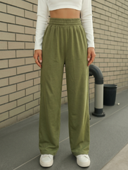 Straight fit signature trouser - Olive Green