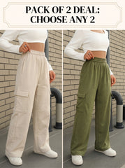 Pack of 2 Cargo Trousers