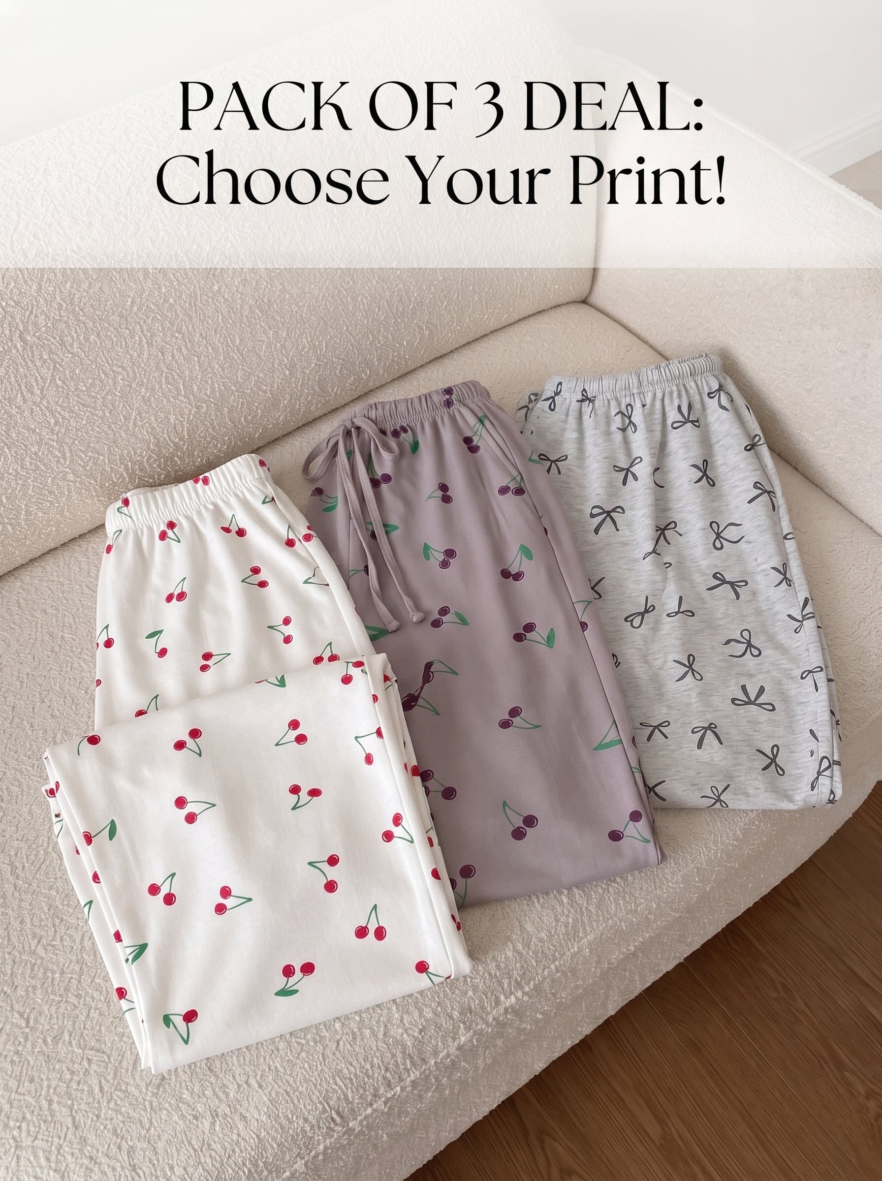 Pack of 3 Loungewear Trousers