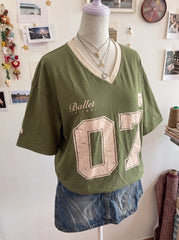 Olive "Ballet 07" Tee