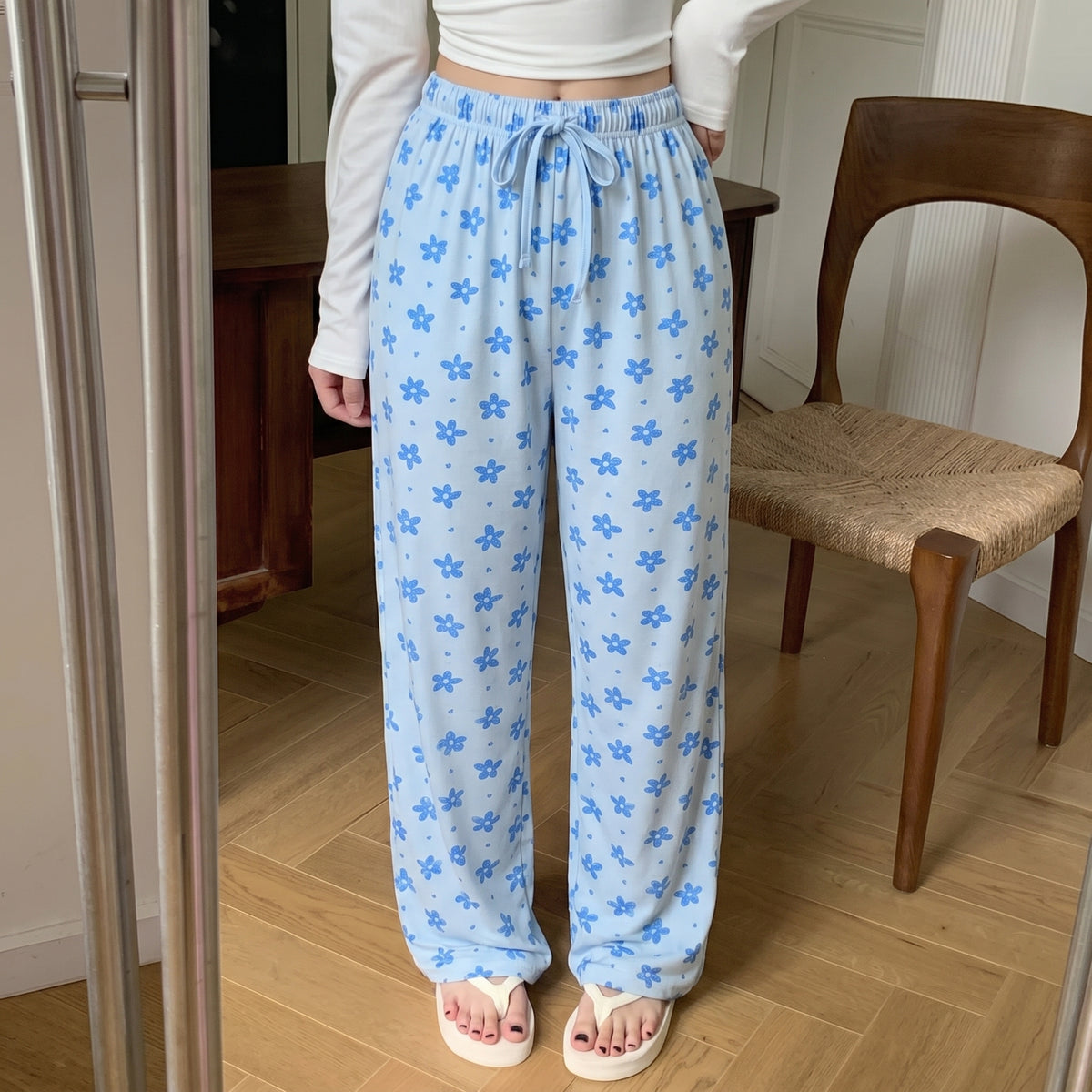Retro Bloom Summer Trouser