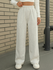 Straight fit signature trouser - Gray